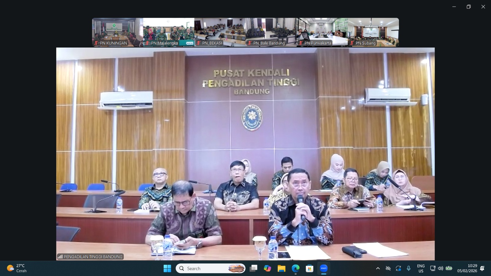 Usai Dilantik, Ketua PT Bandung Tegas Larang Adanya Praktik Transaksional