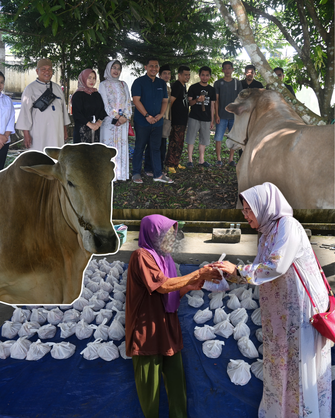 Wujud Solidaritas, PN Prabumulih Berbagi Daging Kurban Untuk Masyarakat