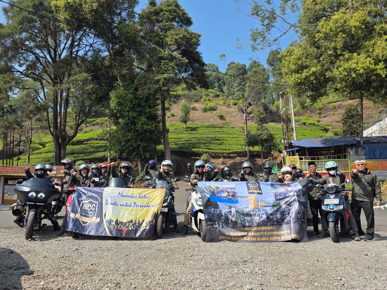 Bikers PN Jakpus Kembali Ngegas, Kini Jelajah ke Ciwidey Bandung