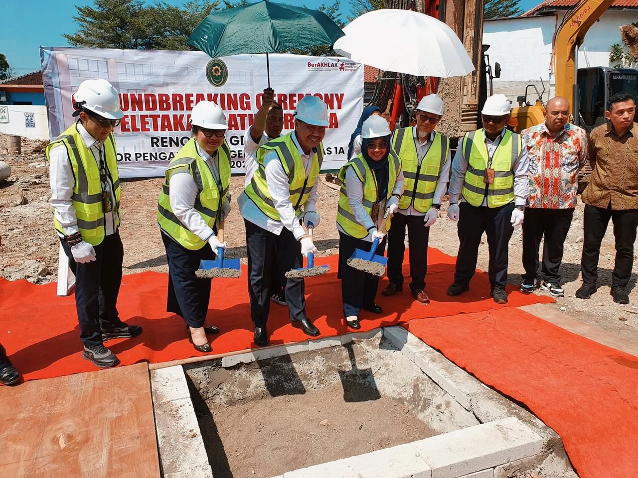 Groundbreaking Renovasi Gedung PN Subang, Babak Baru Pelayanan Peradilan Modern