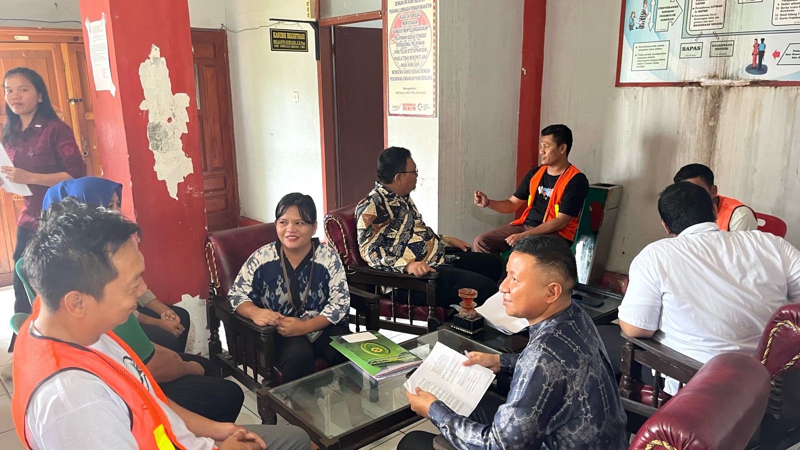 Hakim PN Sibolga Blusukan di Lembaga Pemasyarakatan (Lapas) Kelas IIA Sibolga