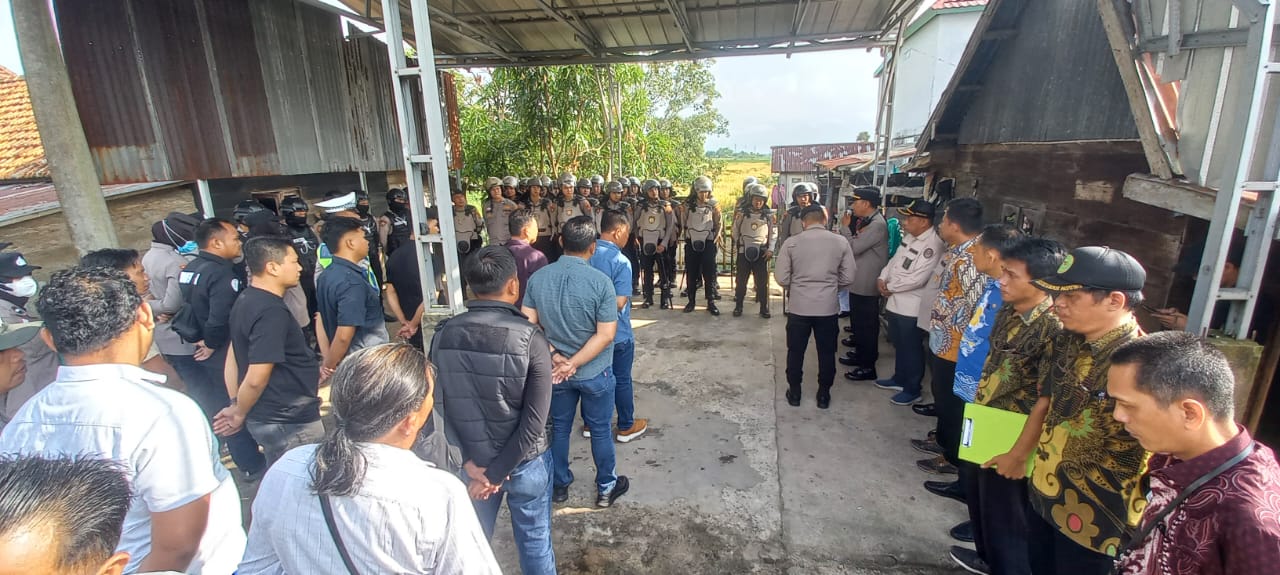 Kembali, PN Kayuagung Laksanakan Eksekusi Pengosongan Lahan