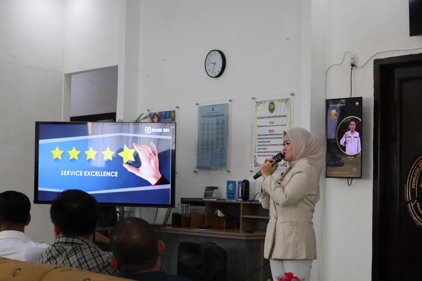 Tingkatkan Kualitas Layanan, PN Kayuagung Gandeng Bank BRI Lakukan Pelatihan