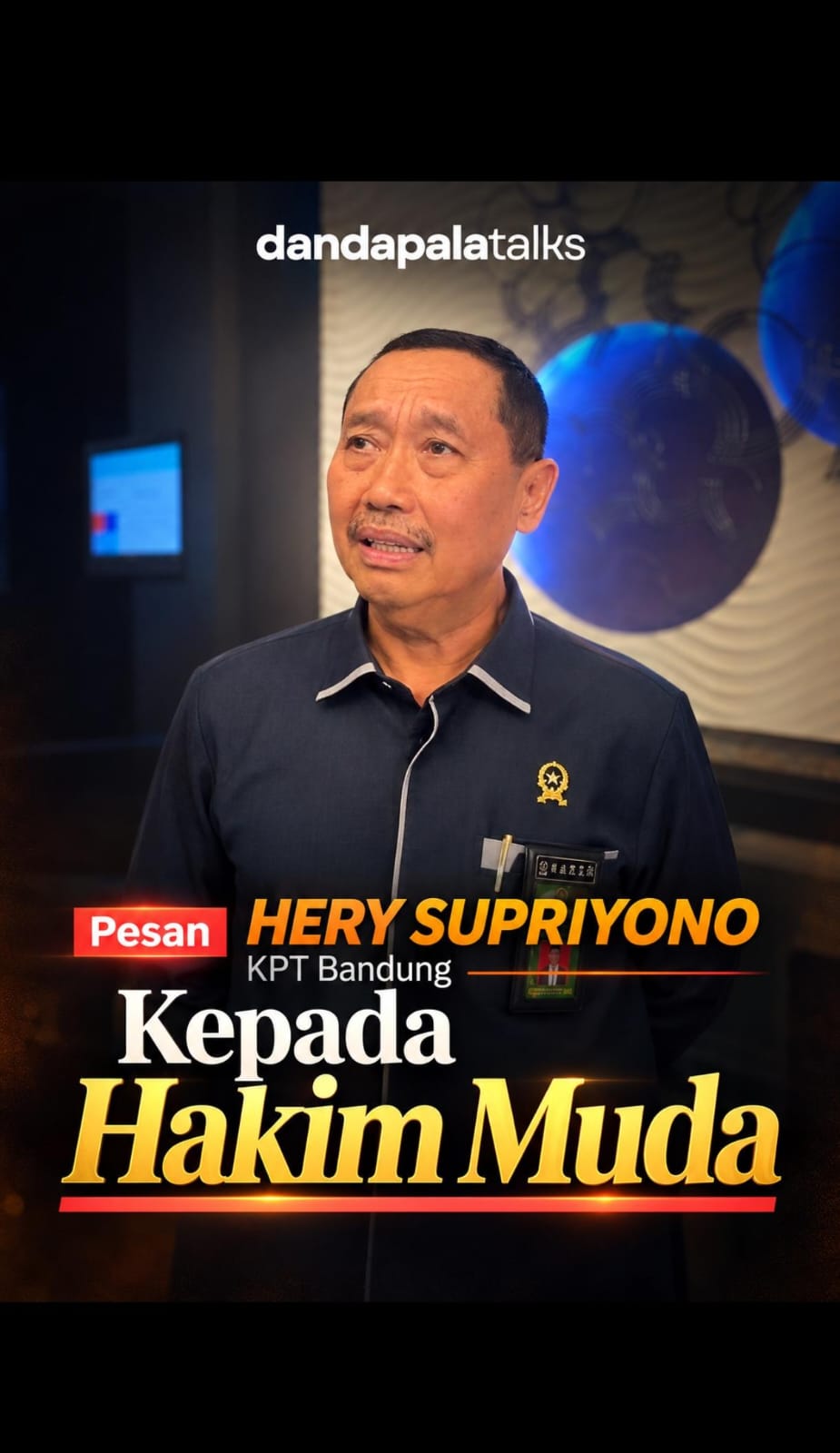 Pesan Hery Supriyono KPT Bandung Kepada Hakim Muda
